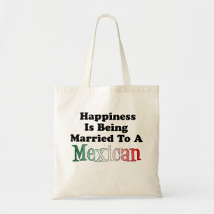 Lycka gift med mexikansk tote-bag tygkasse