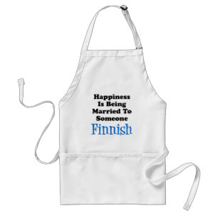 Lycka gift med någon finsk Apron Förkläde