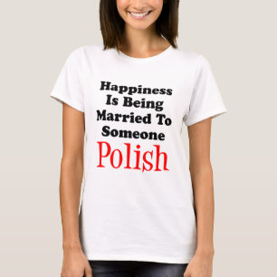 Lycka gift med någon polsk t shirt
