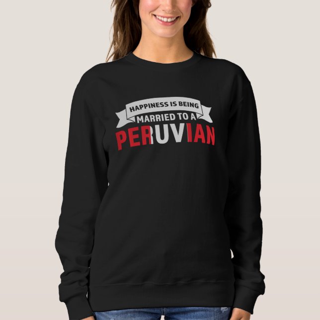lycka gifta sig med ett peruanskt Peru T Shirt (Framsida)