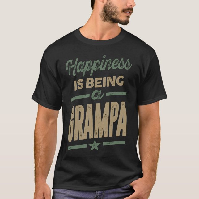 Lycka Grampa T Shirt (Framsida)