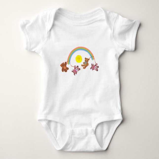 Lycka Graphics Baby Pullover T Shirt (Framsida)