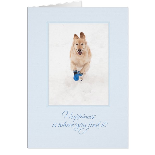 Lycka Hälsningskort (Framsidan)