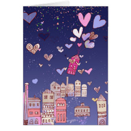 lycka hälsningskort