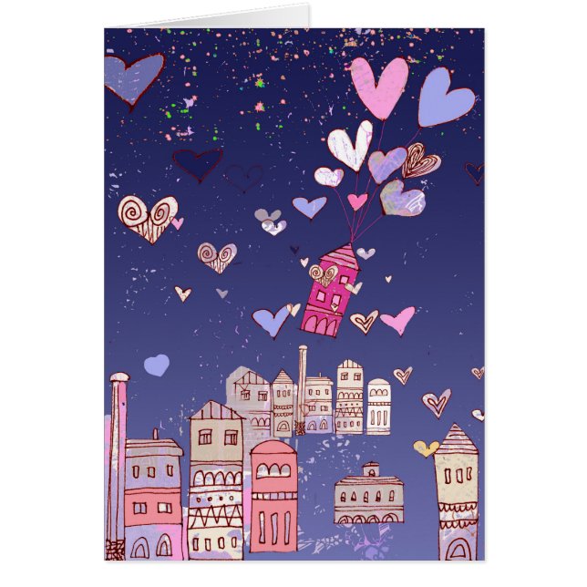 lycka hälsningskort (Framsidan)