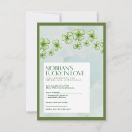 Lycka i kärlek - Bröllopsfest Svarskort OSA Kort