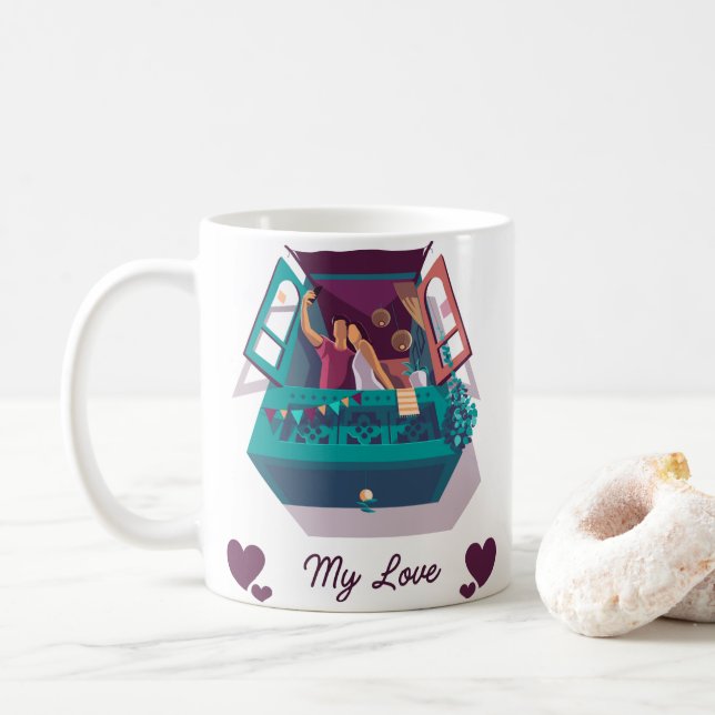 Lycka i Mugg (Med munk)