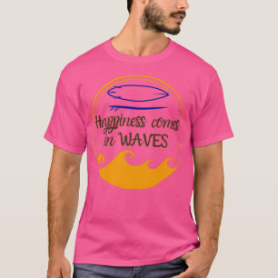 Lycka kommer i Vinkara surfboard vinkar Happity T Shirt
