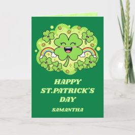 Lycka & Latter St. Patricks dag-kort Kort
