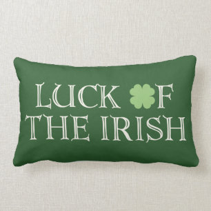 Lycka med irländsk St. Patricks Day-kudde Lumbarkudde