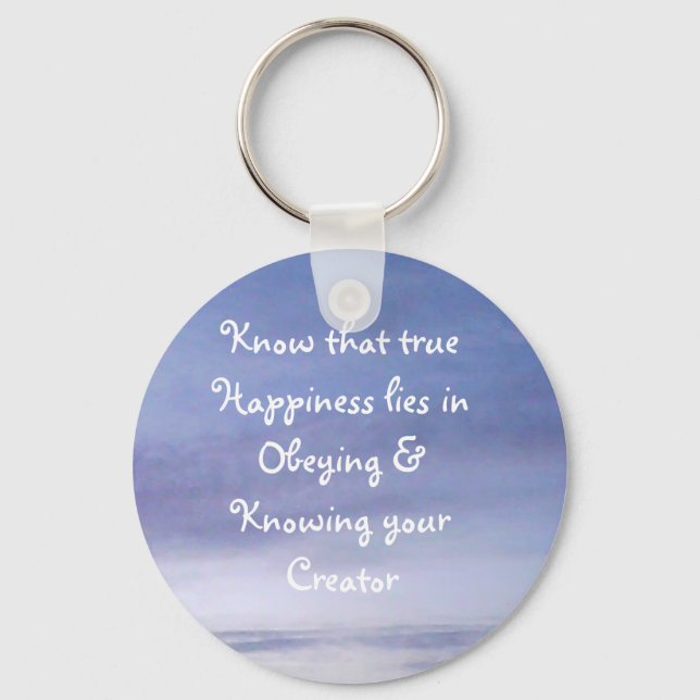 Lycka-nyckelkedja Nyckelring (Framsida)