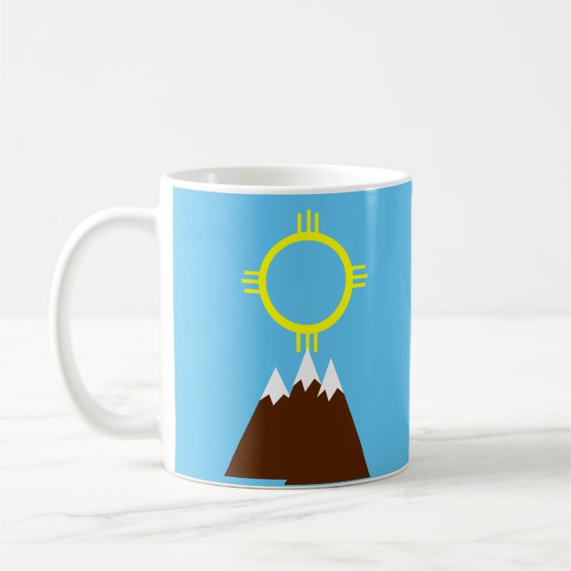 Lycka och destination kaffemugg (Vänster)