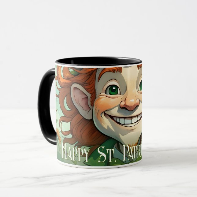 Lycka på St. Patricks dag Mugg (Framsida vänster)