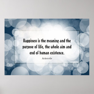 Lycka Poster: Aristoteles Poster