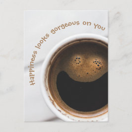 Lycka ser underbart ut på dig vykort