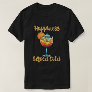 Lycka Serverad Kall Cocktaildesign T Shirt
