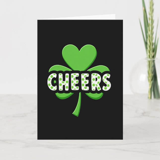 Lycka Shamrock Grattiskort Kort (Framsida)