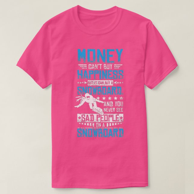 Lycka snowboarding t shirt (Design framsida)