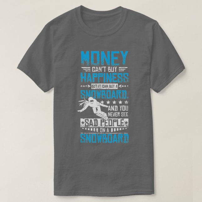 Lycka snowboarding t shirt (Design framsida)