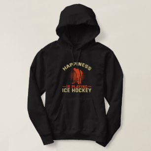 Lycka spelar Ice Hockey Hoodie