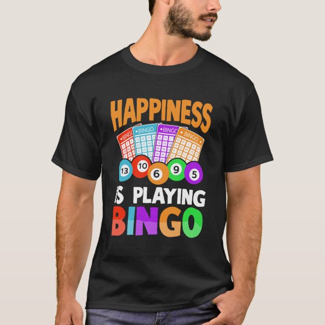 Lycka spelar upp bingo t shirt (Framsida)