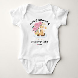 Lycka till 1:a Mors Dag Baby Bodysuit T Shirt