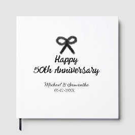 Lycka till 50-årsjubileum lägg parnamn datum bröll gästböcker