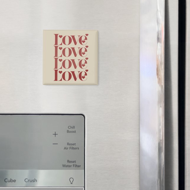 Lycka till Alla Hjärtans Dag Älskande Par  Magnet (In Situ (Fridge))