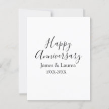 Lycka till årsdag bröllop namn datum år enkel mi