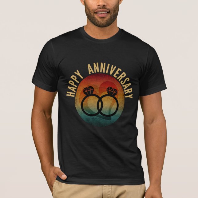 Lycka till årsdag T-Shirt (Framsida)