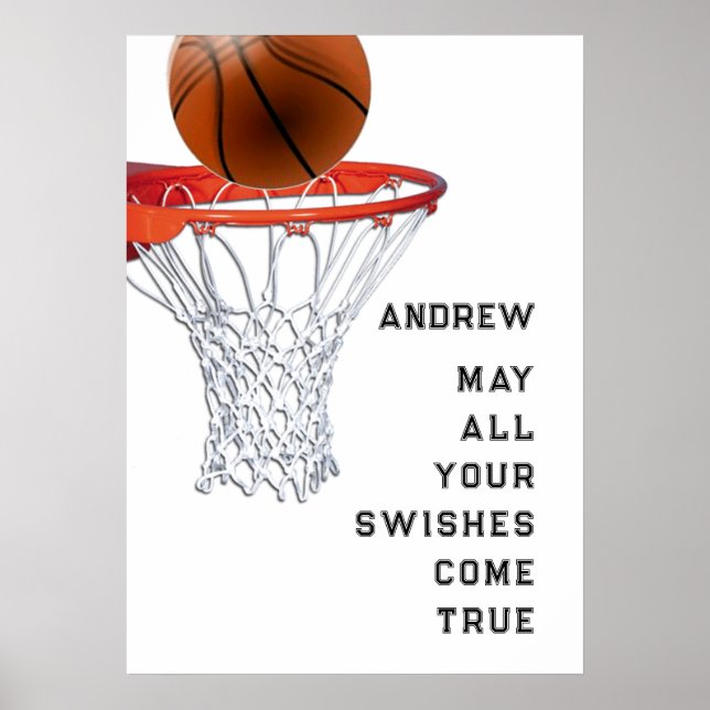 Lycka till Basket Poster (Framsidan)