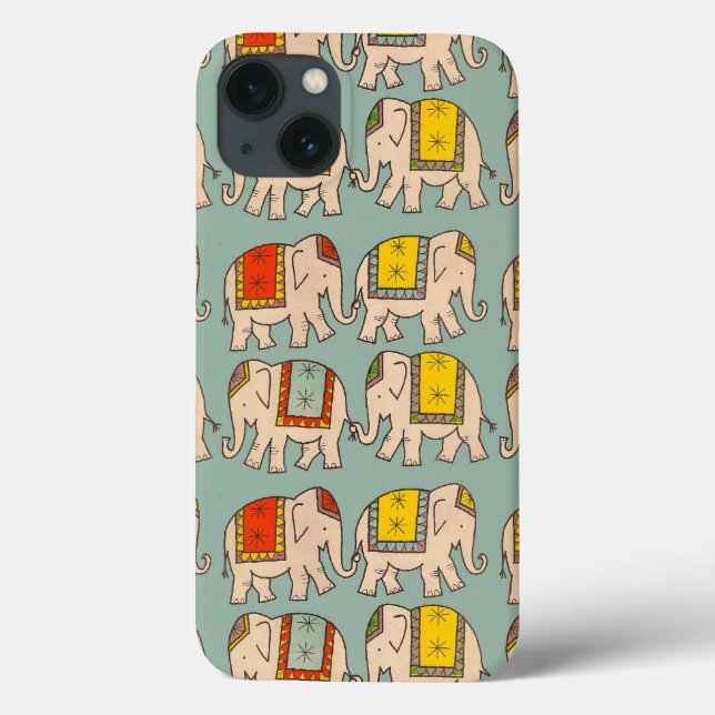 Lycka till cirus elephants (Eephant mönster (Baksida)