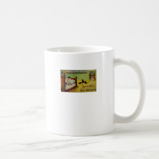 Lycka till denna Halloween (Vintage Halloween-kort Kaffemugg