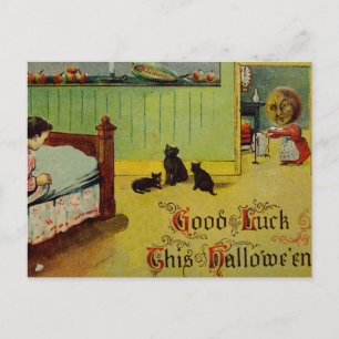 Lycka till Denna Halloween (Vintage Halloween-kort Vykort