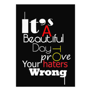 Lycka till - det är en vacker dag fototryck