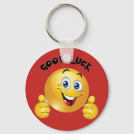 Lycka till Emojis Nyckelring