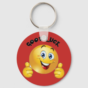 Lycka till Emojis Nyckelring