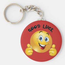 Lycka till Emojis Nyckelring