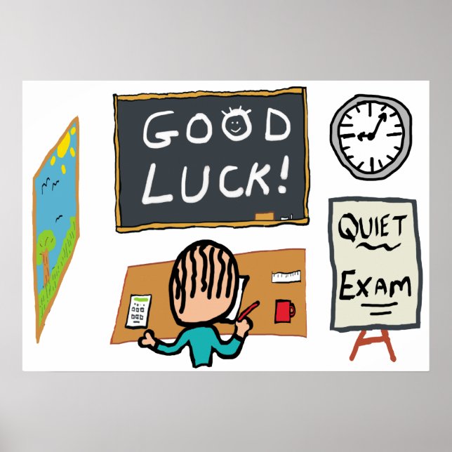 Lycka till Exams Poster (Framsidan)