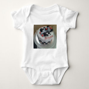 lycka till födelsedags racingbil tee shirt