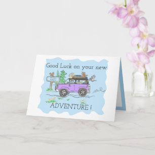 lycka till för framtida lycka kort