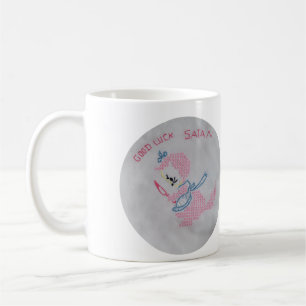 LYCKA TILL för LYCKA TILL SATAN/på den SATURN Kaffemugg