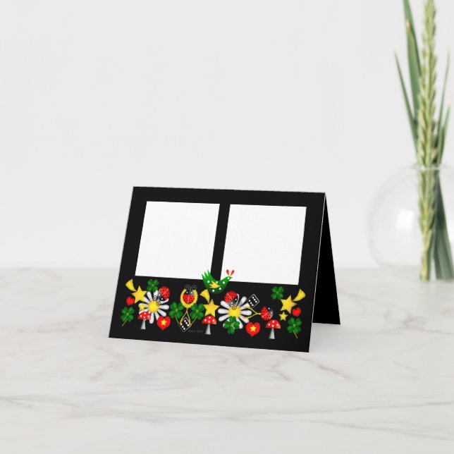 Lycka till Foto Gratulationskort/Env-kort Kort (Framsida)