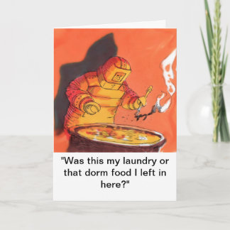 Lycka till från dumbommen kort