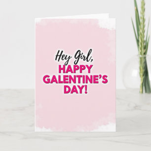 Lycka Till Galentines Bästa Vän Kort