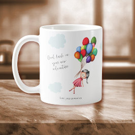 Lycka till Girly Coworking Kaffemugg
