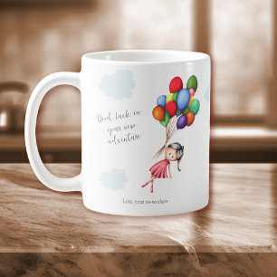 Lycka till Girly Coworking Kaffemugg