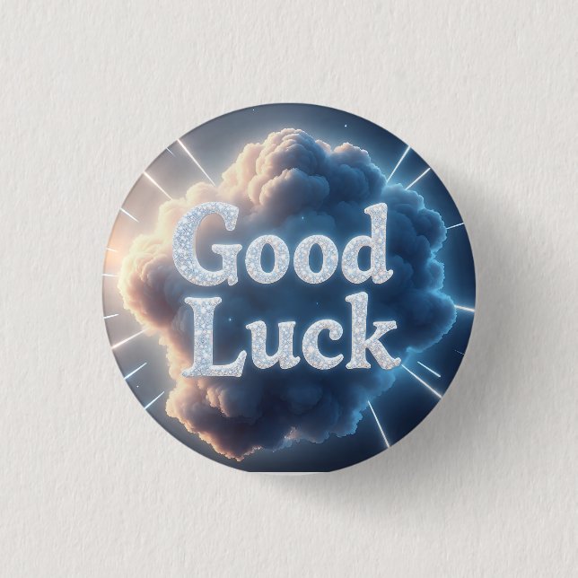 Lycka till - Glowing Cloud Typography with Light B Knapp (Framsida)