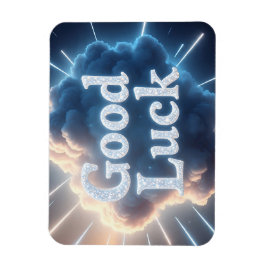 Lycka till - Glowing Cloud Typography with Light B Magnet