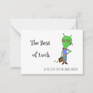 Lycka till Grattis-kort för nytt jobb Anteckningskort